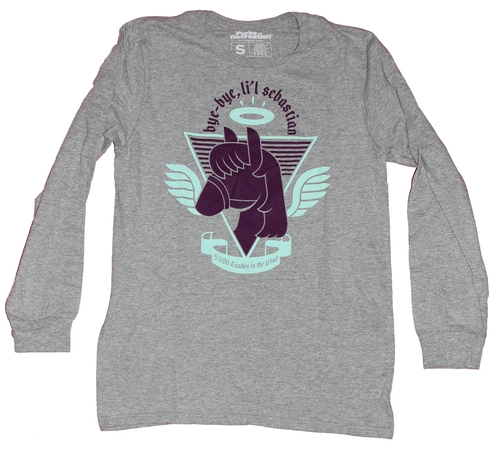 Parks And Recreation  Mens Long Sleeve T-Shirt- Bye Bye Lil Sebastian Unisex T-shirt, Sweatshirt, Hoodie, Long Sleeve Tee - T-Shirt, Sweatshirt, Hoodie