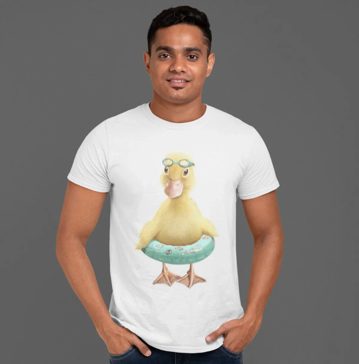 Men's Short Sleeve T-Shirt White, DUCK BOUEE Unisex T-shirt, Sweatshirt, Hoodie, Long Sleeve Tee - T-Shirt, Sweatshirt, Hoodie