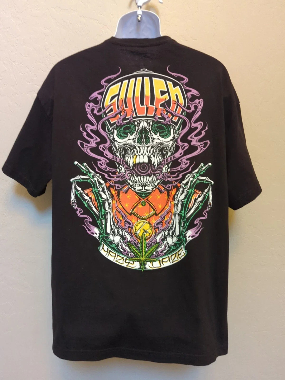 Sullen Art Mens Y2K Graphic Sz XL Art Gothic Skull Short Sleeve Fierce Black Unisex T-shirt, Sweatshirt, Hoodie, Long Sleeve Tee - T-Shirt, Sweatshirt, Hoodie