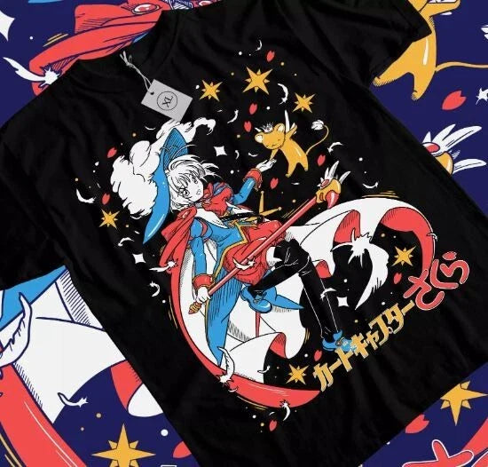 Cardcaptor Sakura T-shirt Waifu Kero-Chan Kawaii Anime Manga Gift Shirt All Size Unisex T-shirt, Sweatshirt, Hoodie, Long Sleeve Tee - T-Shirt, Sweatshirt, Hoodie
