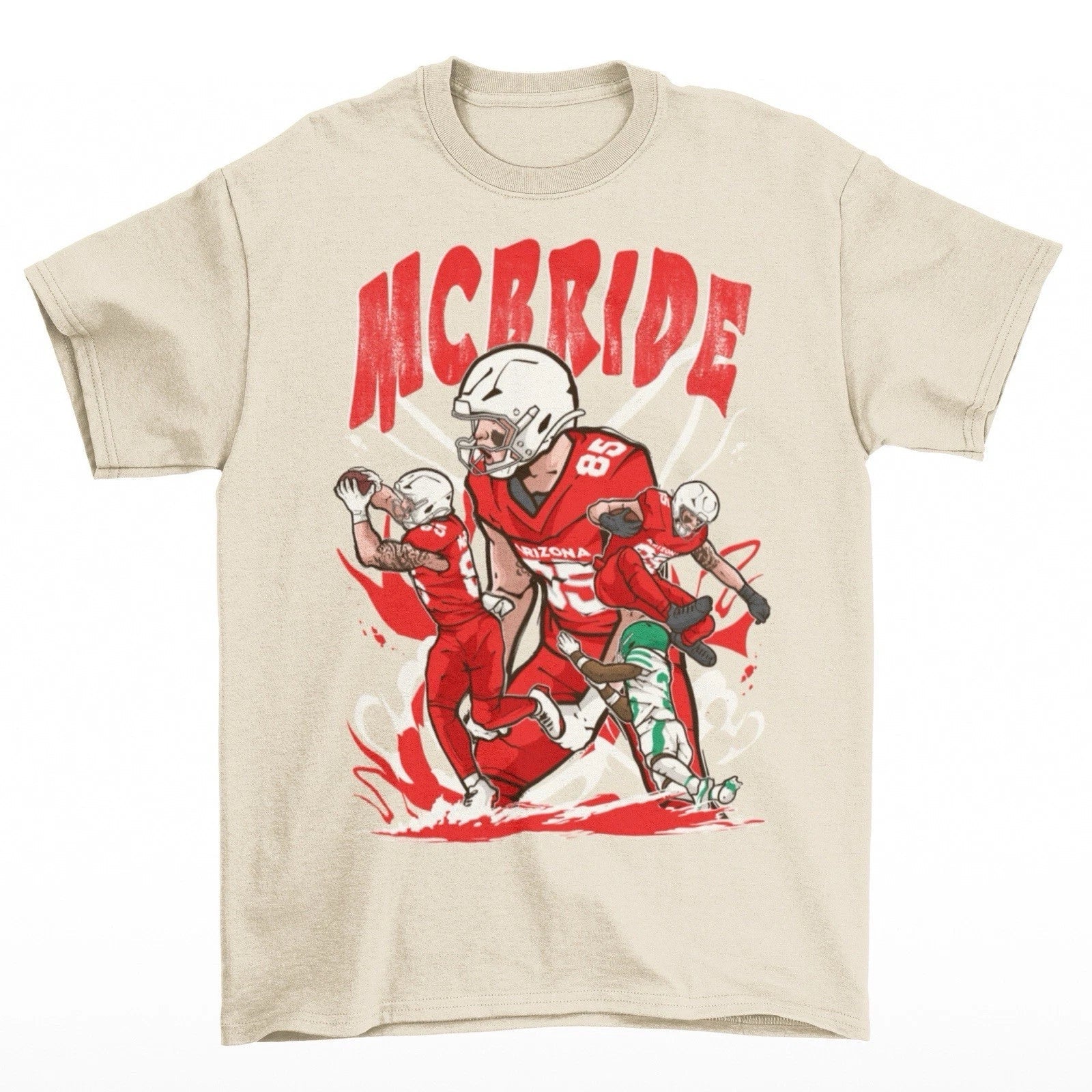 Trey McBride Cartoon Style Arizona Football T-Shirt Unisex T-shirt, Sweatshirt, Hoodie, Long Sleeve Tee - T-Shirt, Sweatshirt, Hoodie