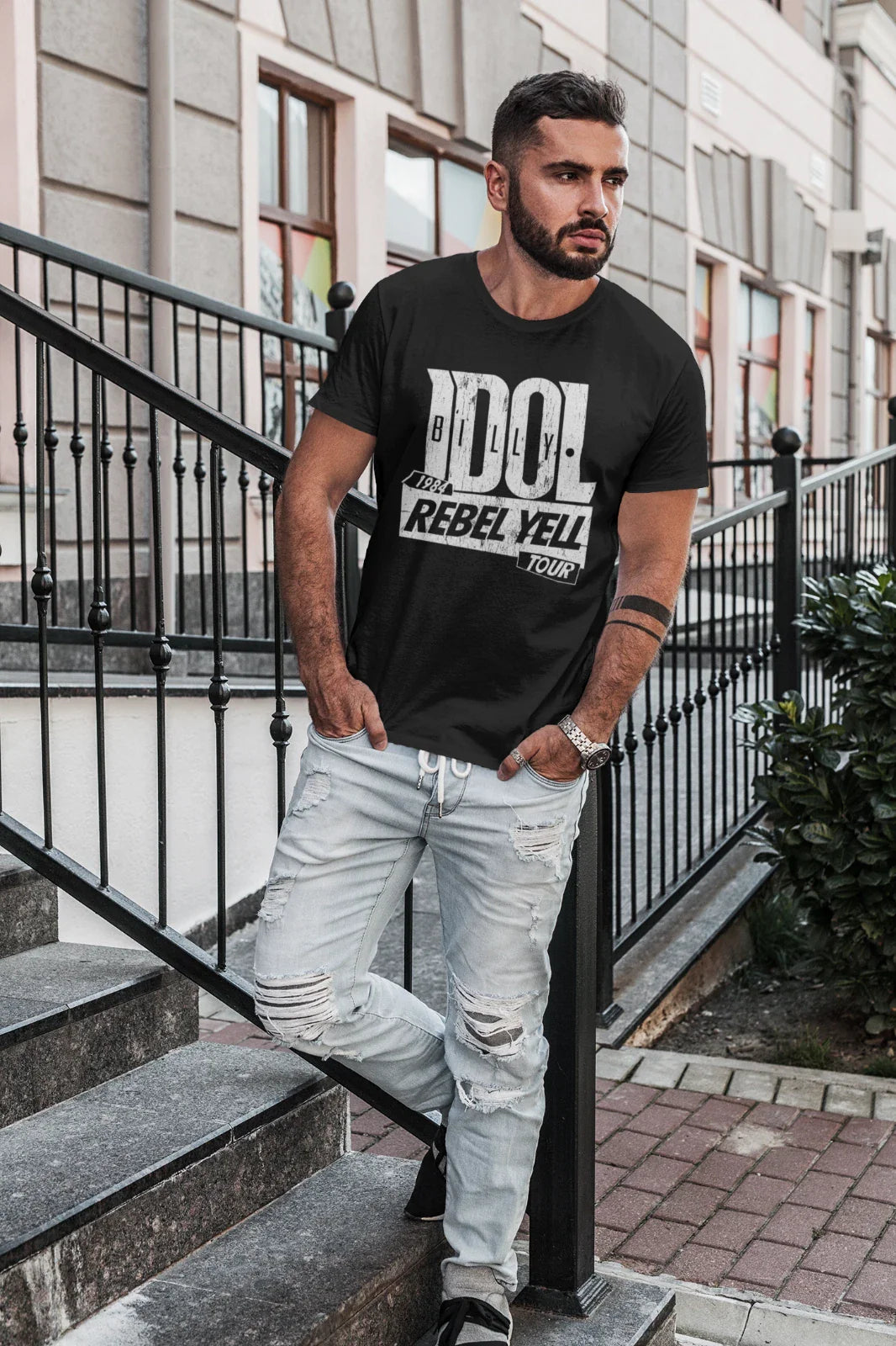 Billy Idol Rebel Yell T-Shirt sizes S-2xl  T-Shirt Rock T-Shirt Unisex T-shirt, Sweatshirt, Hoodie, Long Sleeve Tee - T-Shirt, Sweatshirt, Hoodie
