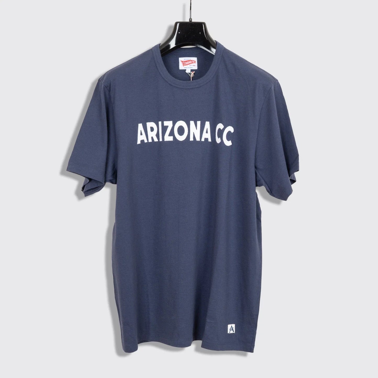 Standard Rec Arizona CC Banner T-Shirt Size L Men Navy Slub Cotton Jersey Unisex T-shirt, Sweatshirt, Hoodie, Long Sleeve Tee - T-Shirt, Sweatshirt, Hoodie