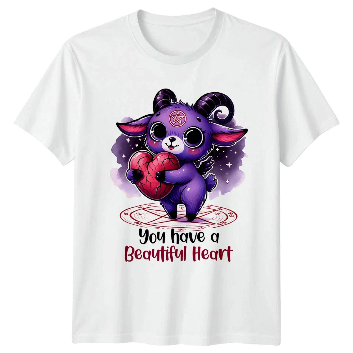 You Have A Beautiful Heart T-Shirt Kawaii Goth Gift For Him And Her Unisex T-shirt, Sweatshirt, Hoodie, Long Sleeve Tee - T-Shirt, Sweatshirt, Hoodie