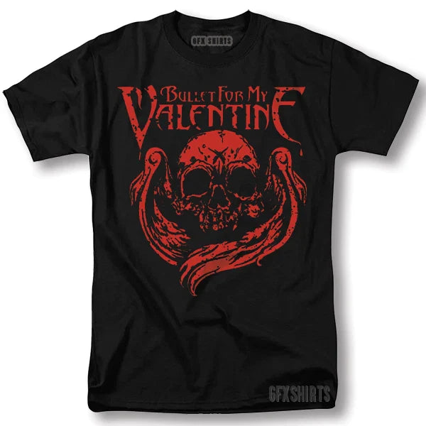 Bullet For My Valentine Shirt Concert Promo Tour Vintage Graphic Design T-Shirt Unisex T-shirt, Sweatshirt, Hoodie, Long Sleeve Tee - T-Shirt, Sweatshirt, Hoodie