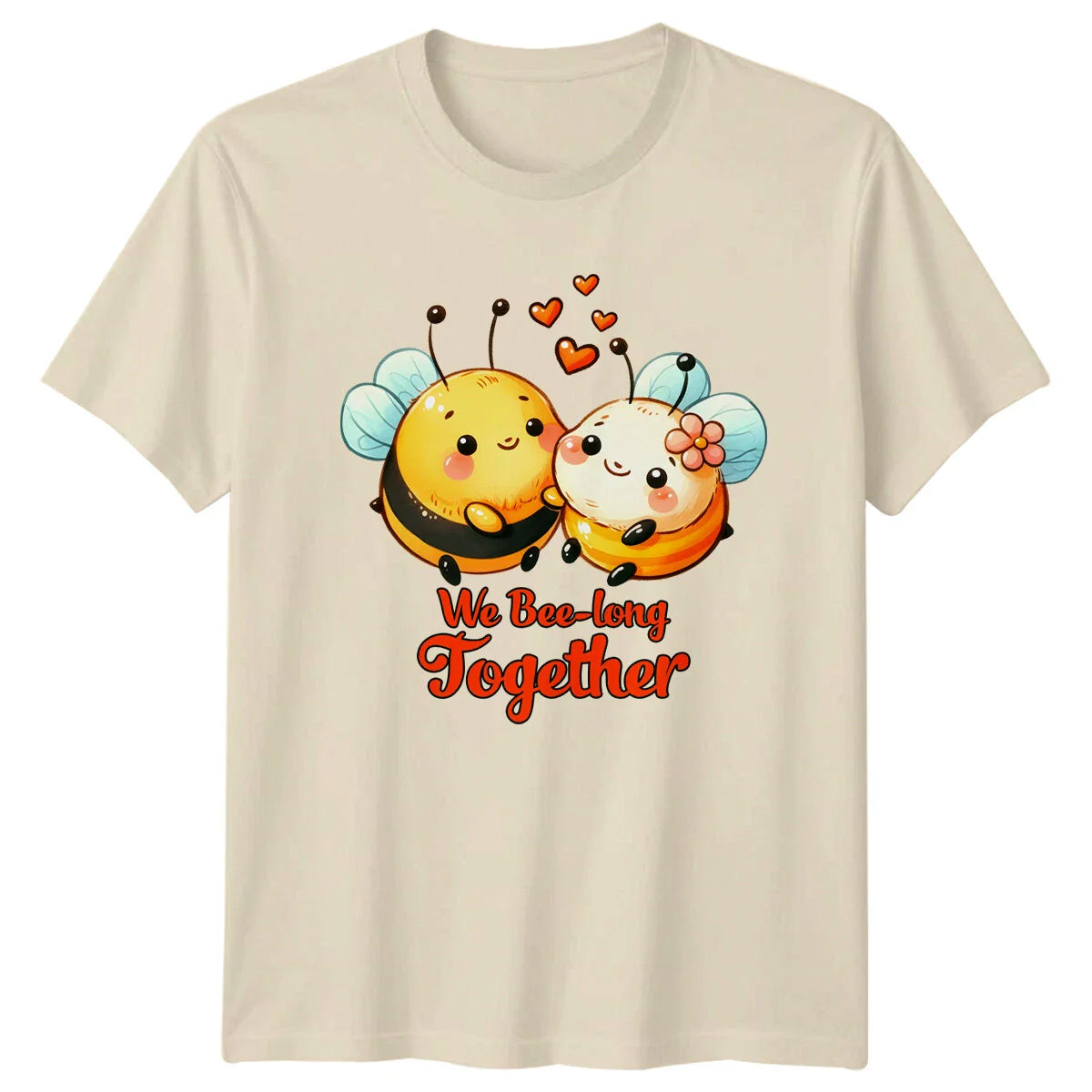 We Bee-Long Together T-Shirt Cute Couple Bees Animal Pun Tee Unisex T-shirt, Sweatshirt, Hoodie, Long Sleeve Tee - T-Shirt, Sweatshirt, Hoodie