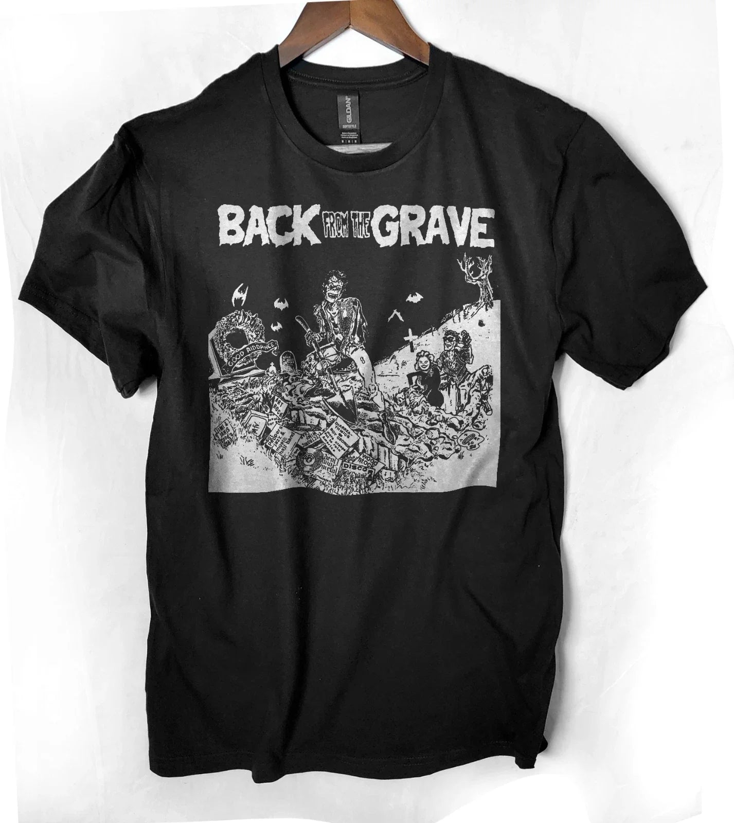 Back from the Grave T shirt garage punk psych Unisex T-shirt, Sweatshirt, Hoodie, Long Sleeve Tee - T-Shirt, Sweatshirt, Hoodie