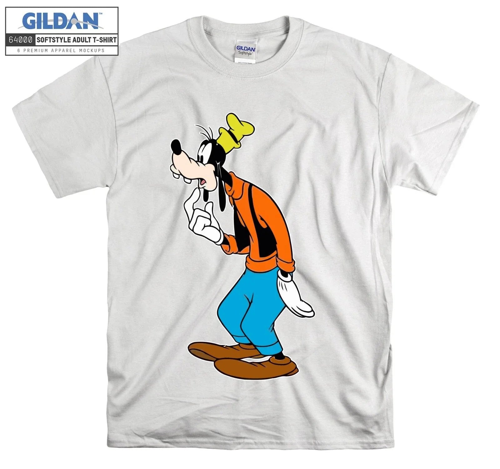 Goofy Cartoon T-shirt Cute Print Novelty T shirt Men Women Unisex Tshirt 3843 Unisex T-shirt, Sweatshirt, Hoodie, Long Sleeve Tee - T-Shirt, Sweatshirt, Hoodie