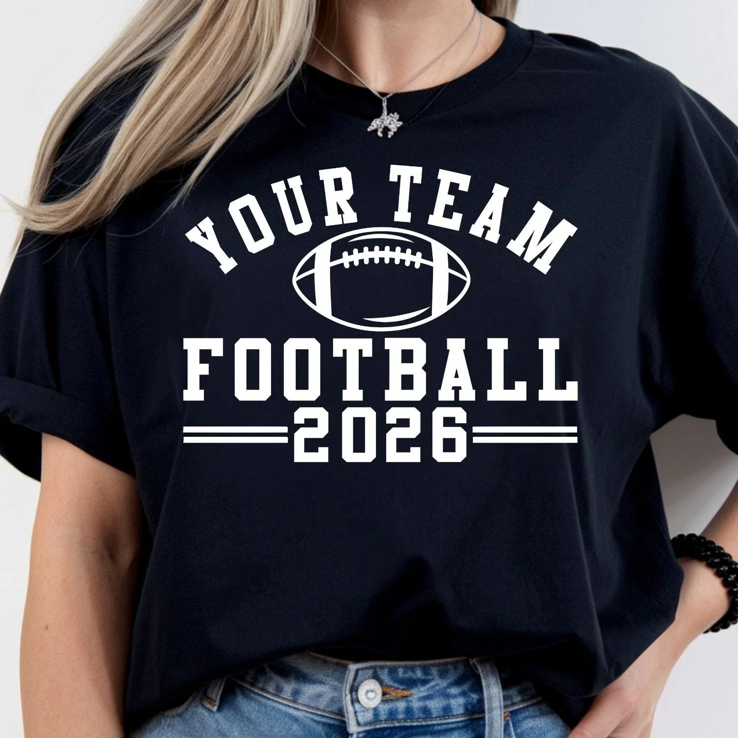 Personalised Rugby Football Shirt Custom Team Name Year Sports Fan Tee Xmas Tops Unisex T-shirt, Sweatshirt, Hoodie, Long Sleeve Tee - T-Shirt, Sweatshirt, Hoodie