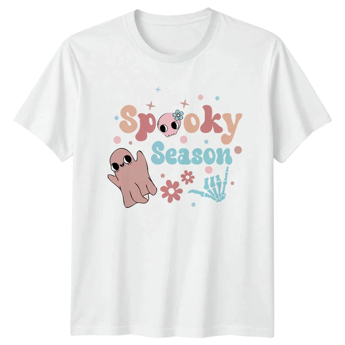 Spooky Season Womens T-Shirt Cute Halloween Gift For Her Unisex T-shirt, Sweatshirt, Hoodie, Long Sleeve Tee - T-Shirt, Sweatshirt, Hoodie