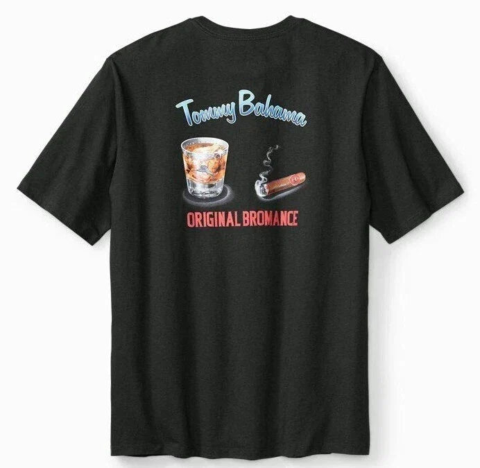 TOMMY BAHAMA Men's T Shirt-Original Bromance-SUMMER TIME-Medium Size Only Unisex T-shirt, Sweatshirt, Hoodie, Long Sleeve Tee - T-Shirt, Sweatshirt, Hoodie