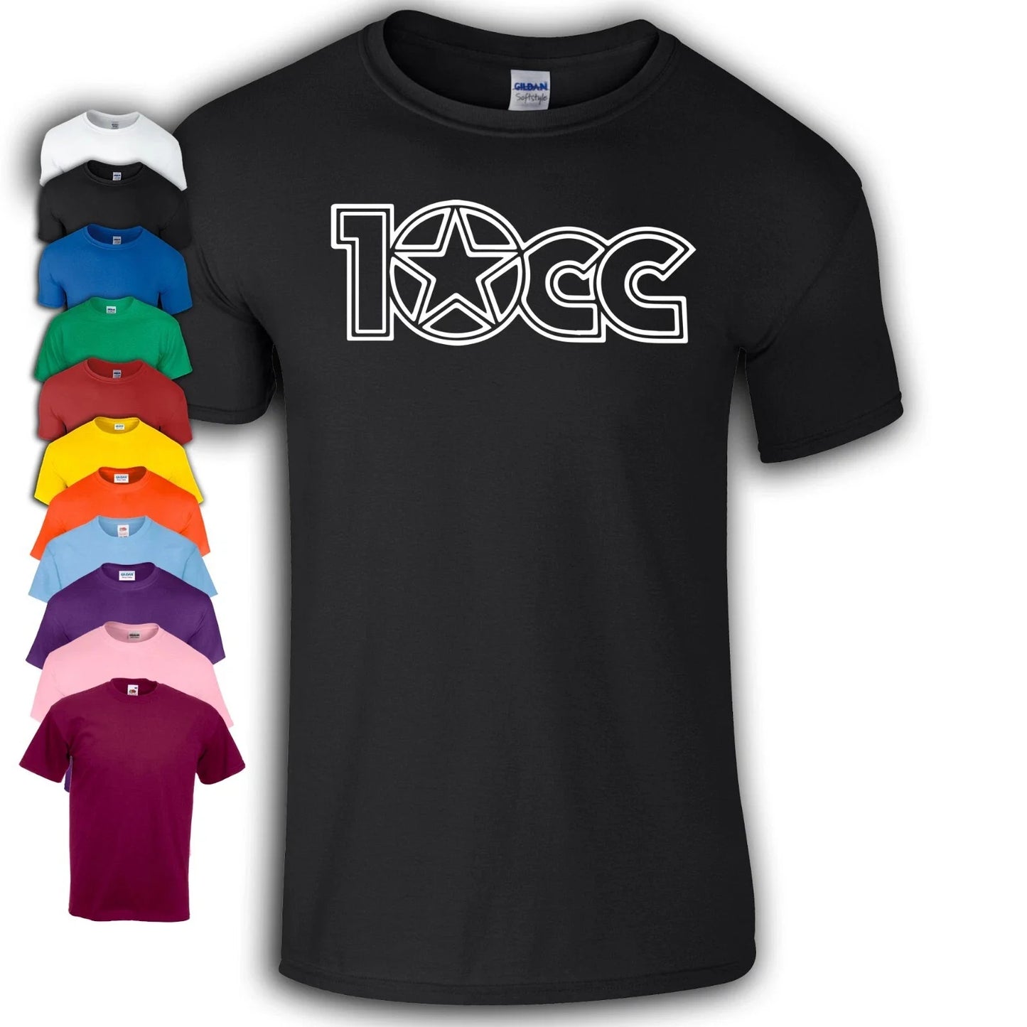 10cc TShirt | 70s Rock Unisex T-shirt, Sweatshirt, Hoodie, Long Sleeve Tee - T-Shirt, Sweatshirt, Hoodie