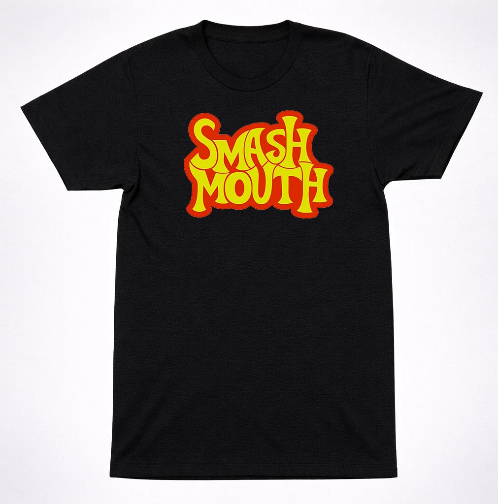 Smash Mouth Logo T-Shirt 90s Alternative Pop Rock Band Retro Black Tee Unisex T-shirt, Sweatshirt, Hoodie, Long Sleeve Tee - T-Shirt, Sweatshirt, Hoodie