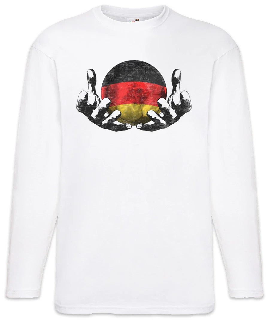 Germany Football Magic Ball Men Long Sleeve T-Shirt german Soccer Flag Unisex T-shirt, Sweatshirt, Hoodie, Long Sleeve Tee - T-Shirt, Sweatshirt, Hoodie