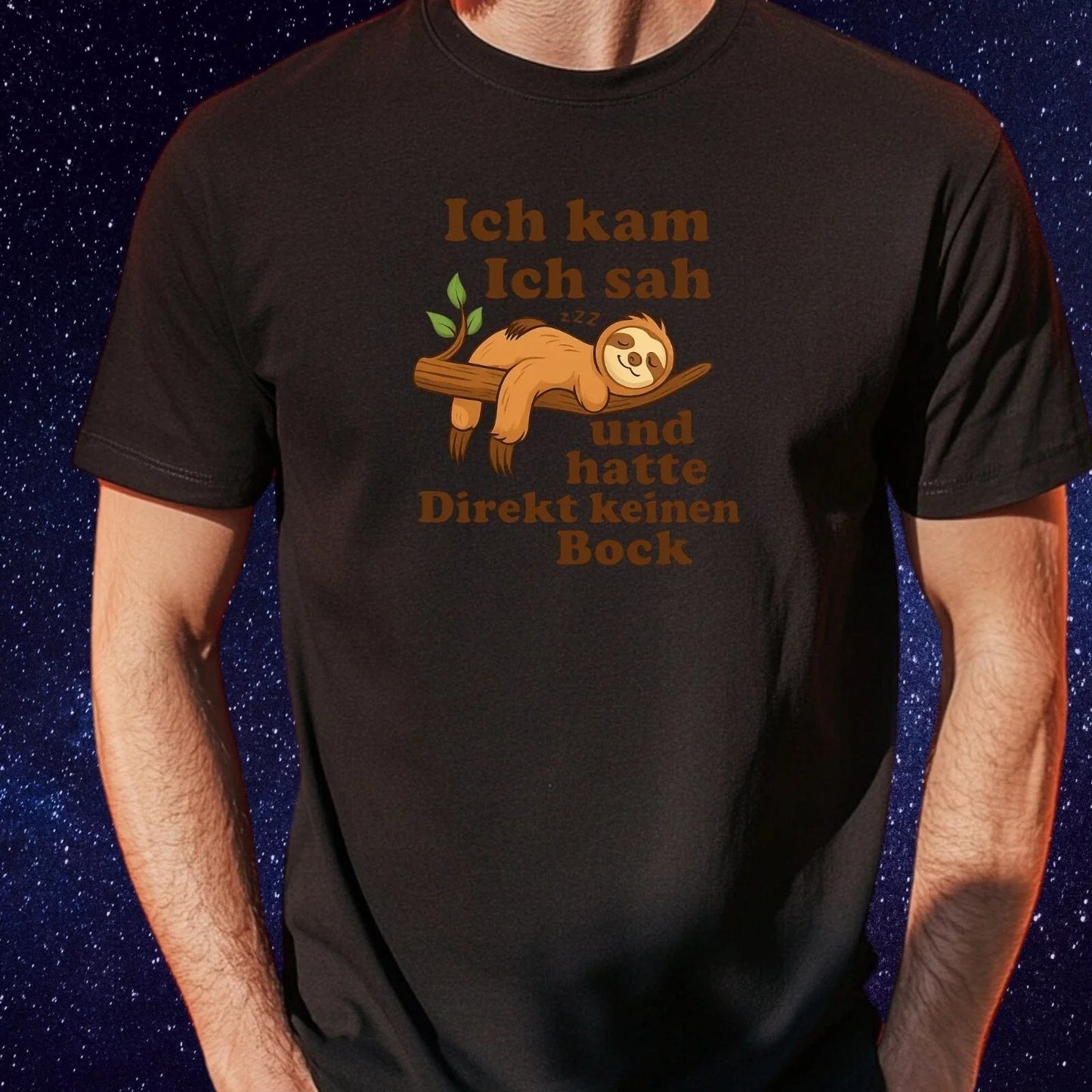 Mens Sloth Gift Motif Cotton T-Shirt Size XS to 5XL Unisex T-shirt, Sweatshirt, Hoodie, Long Sleeve Tee - T-Shirt, Sweatshirt, Hoodie