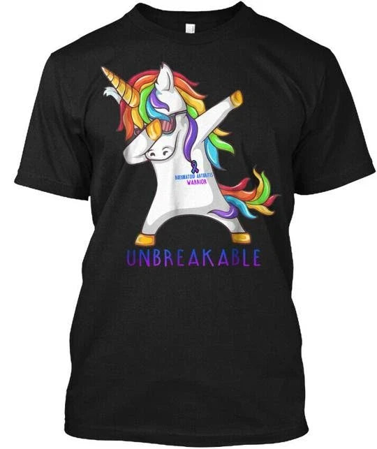 Unicorn Rheumatoid Arthritis Warrior Unb T-Shirt Made in the USA Size S to 5XL Unisex T-shirt, Sweatshirt, Hoodie, Long Sleeve Tee - T-Shirt, Sweatshirt, Hoodie