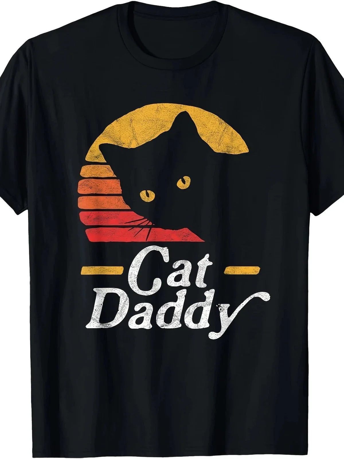 Cat Daddy vintage 80s style Cat vintage distress T-shirt Unisex T-shirt, Sweatshirt, Hoodie, Long Sleeve Tee - T-Shirt, Sweatshirt, Hoodie