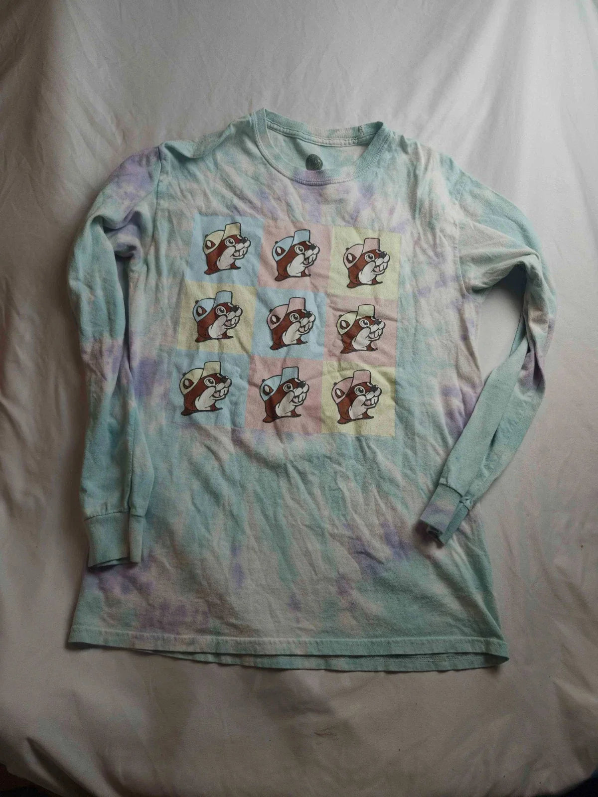 Buc-ees Beaver Pop Art Shirt Mens M Tie Dye Pastel Graphic Festival Streetwear Unisex T-shirt, Sweatshirt, Hoodie, Long Sleeve Tee - T-Shirt, Sweatshirt, Hoodie