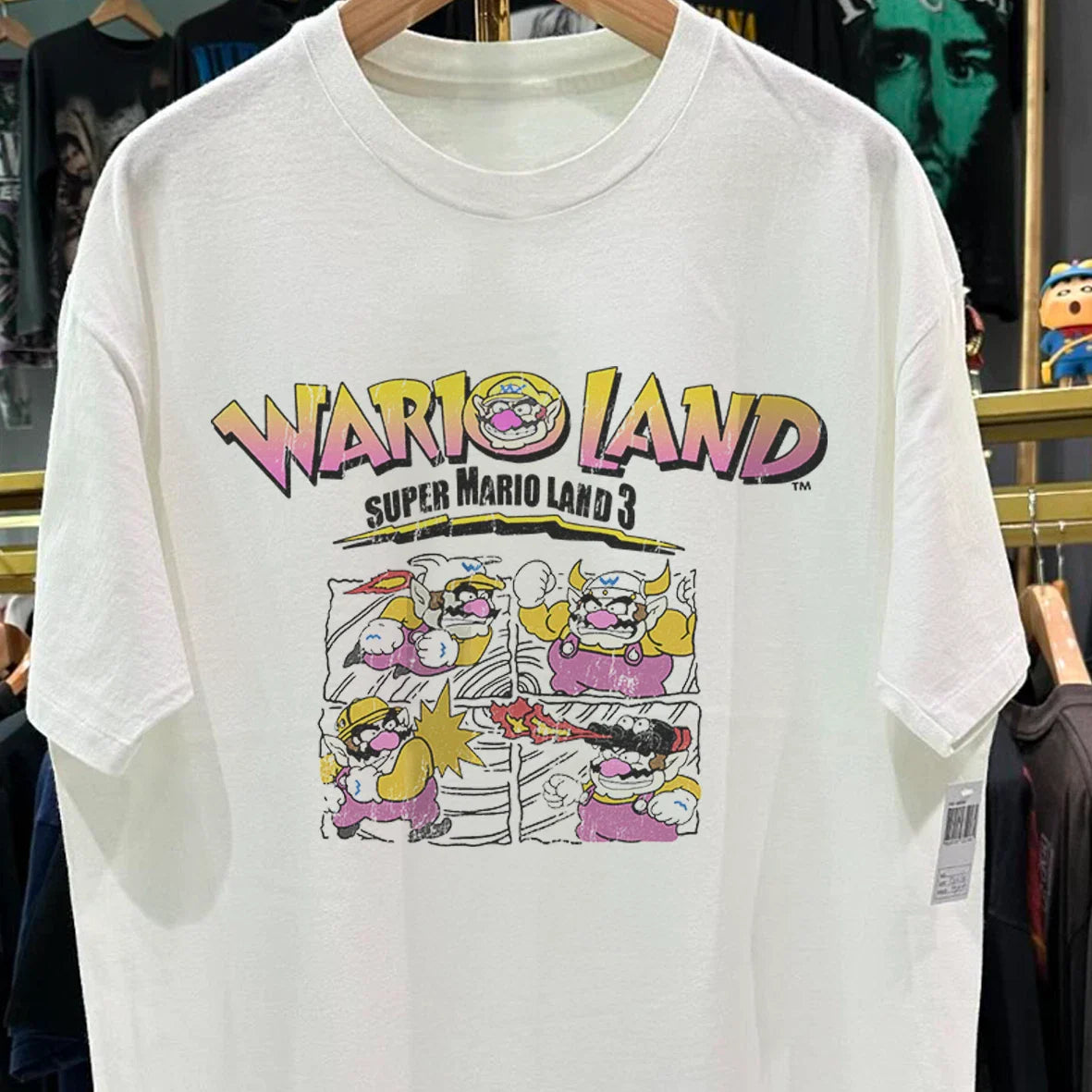 Super Warioland III Classic T-Shirt White XL Unisex T-shirt, Sweatshirt, Hoodie, Long Sleeve Tee - T-Shirt, Sweatshirt, Hoodie