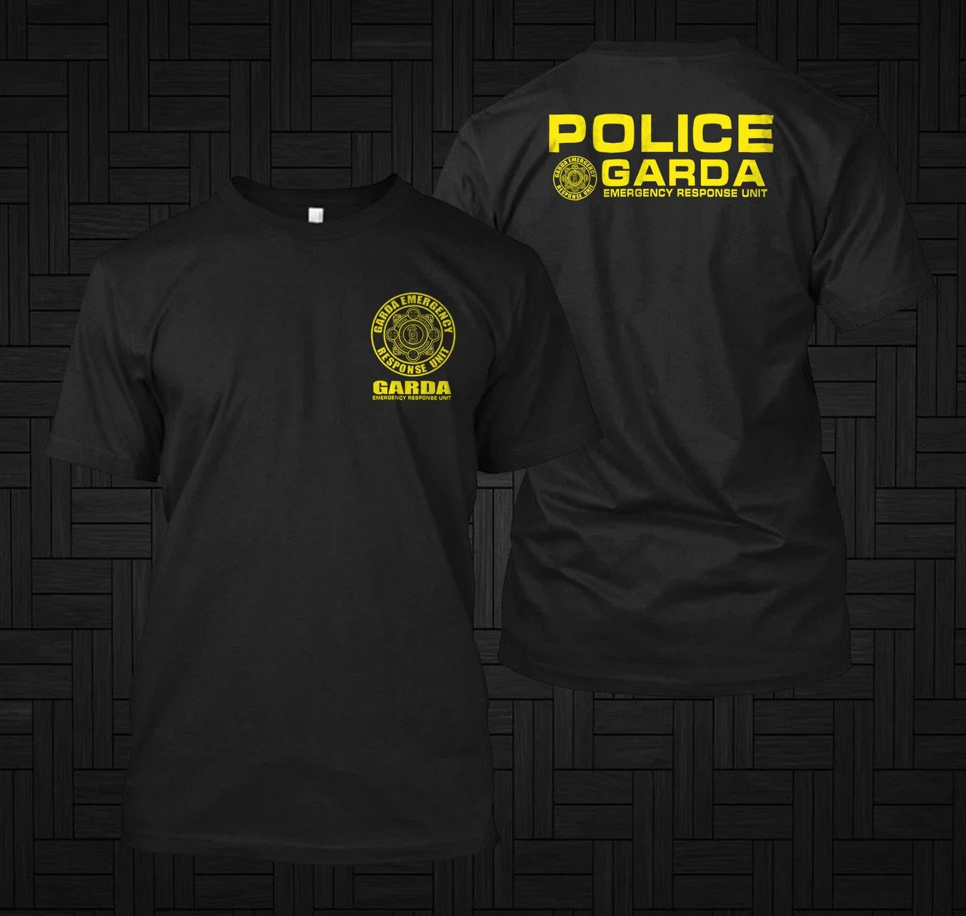 New Ireland Irish Cops Police swat Garda Emergency  -  Custom front and back tee Unisex T-shirt, Sweatshirt, Hoodie, Long Sleeve Tee - T-Shirt, Sweatshirt, Hoodie