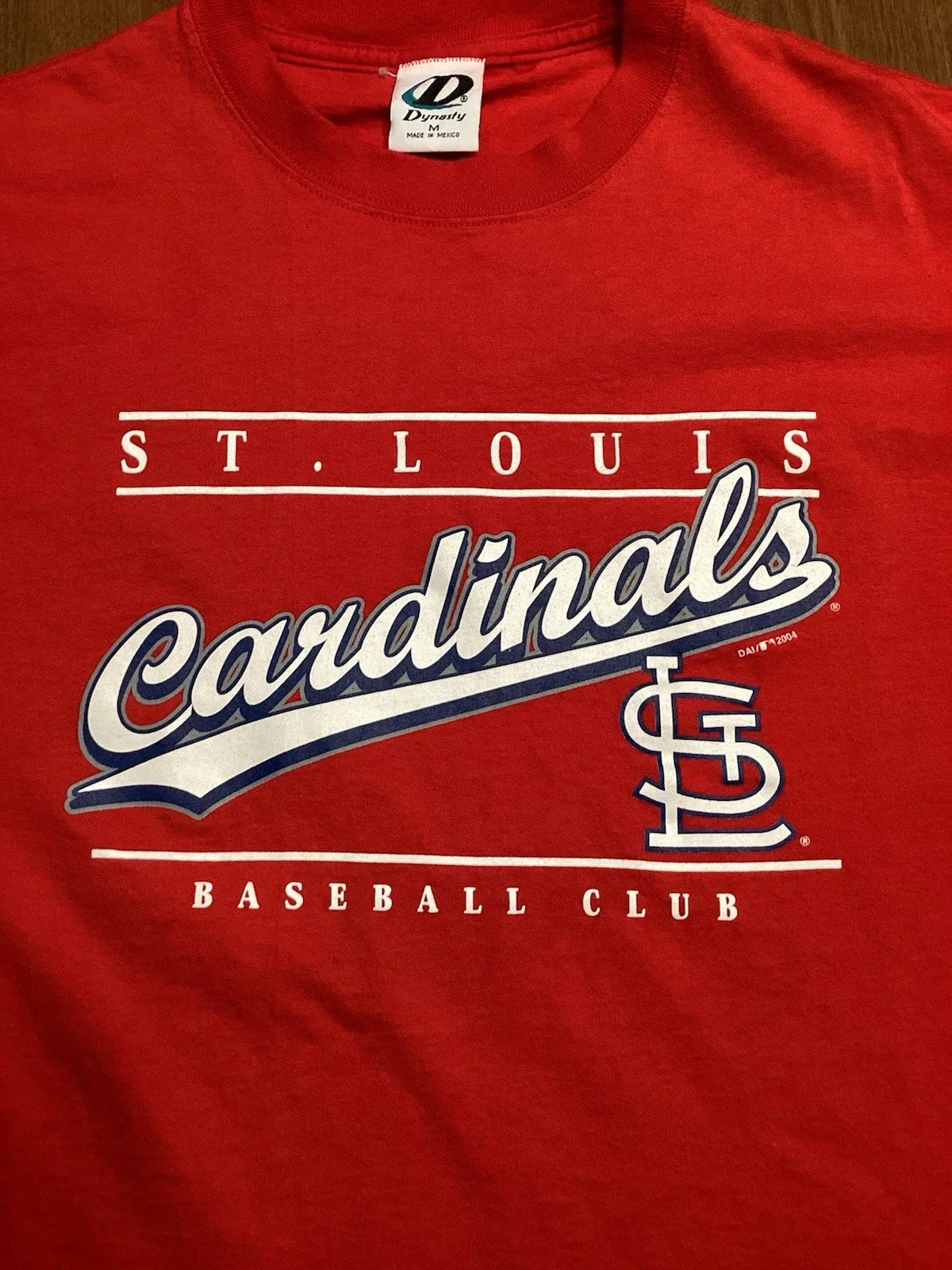Vintage Y2K St Louis Cardinals Baseball Club Shirt Size M Red Unisex T-shirt, Sweatshirt, Hoodie, Long Sleeve Tee - T-Shirt, Sweatshirt, Hoodie