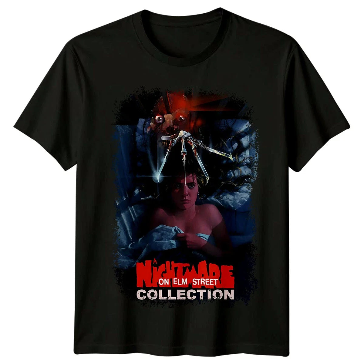 A Nightmare on Elm Street Movie Poster Inspired T-Shirt Retro Tee Unisex Unisex T-shirt, Sweatshirt, Hoodie, Long Sleeve Tee - T-Shirt, Sweatshirt, Hoodie