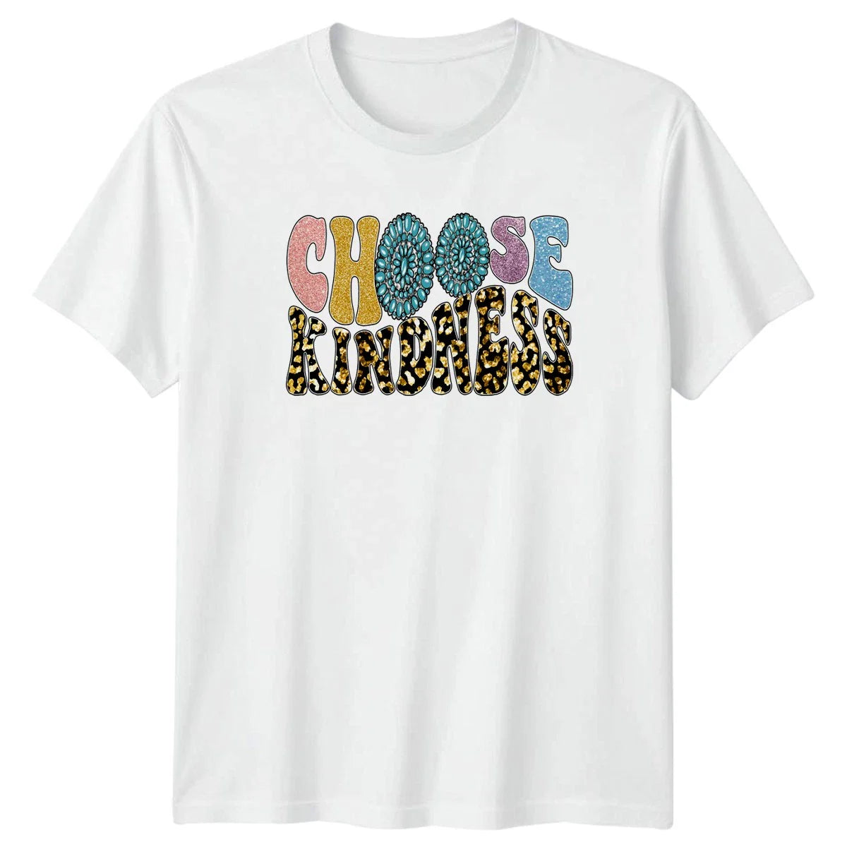 Choose Kindness Womens T-Shirt Western Boho Inspirational Christmas Gift For Her Unisex T-shirt, Sweatshirt, Hoodie, Long Sleeve Tee - T-Shirt, Sweatshirt, Hoodie