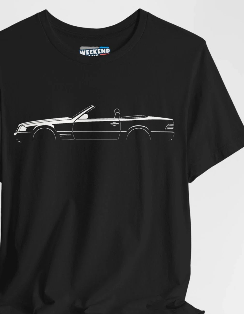 R129 Mercedes SL Roadster Silhouette Shirt : 1989 - 2002 SL-Class Graphic TShirt Unisex T-shirt, Sweatshirt, Hoodie, Long Sleeve Tee - T-Shirt, Sweatshirt, Hoodie
