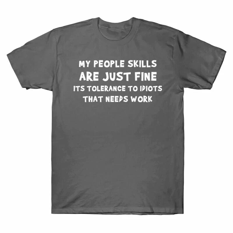 Sarcastic Funny Gift Mens Skills T Joke Shirt People Humor Sarcasm Gift Tee Unisex T-shirt, Sweatshirt, Hoodie, Long Sleeve Tee - T-Shirt, Sweatshirt, Hoodie