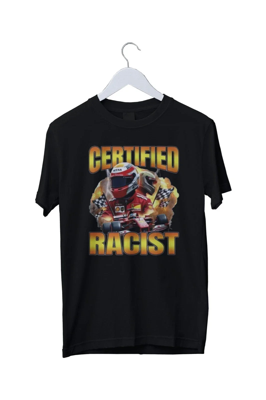 Professional Certified Racist Racing Graphic Unisex T-Shirt S M L XL 2 3 4 XL Unisex T-shirt, Sweatshirt, Hoodie, Long Sleeve Tee - T-Shirt, Sweatshirt, Hoodie