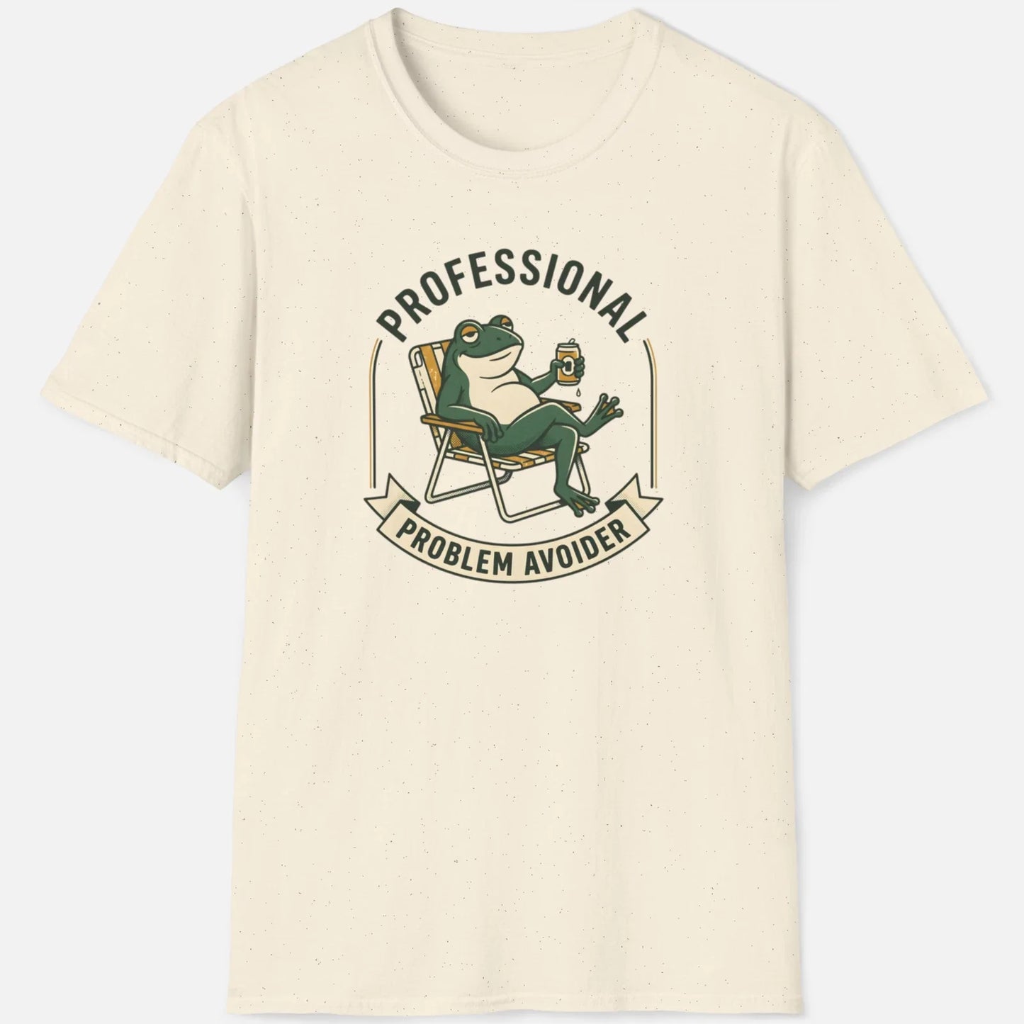 Professional Problem Avoider Frog Shirt Funny Lazy Meme Toad Graphic T-Shirt Unisex T-shirt, Sweatshirt, Hoodie, Long Sleeve Tee - T-Shirt, Sweatshirt, Hoodie