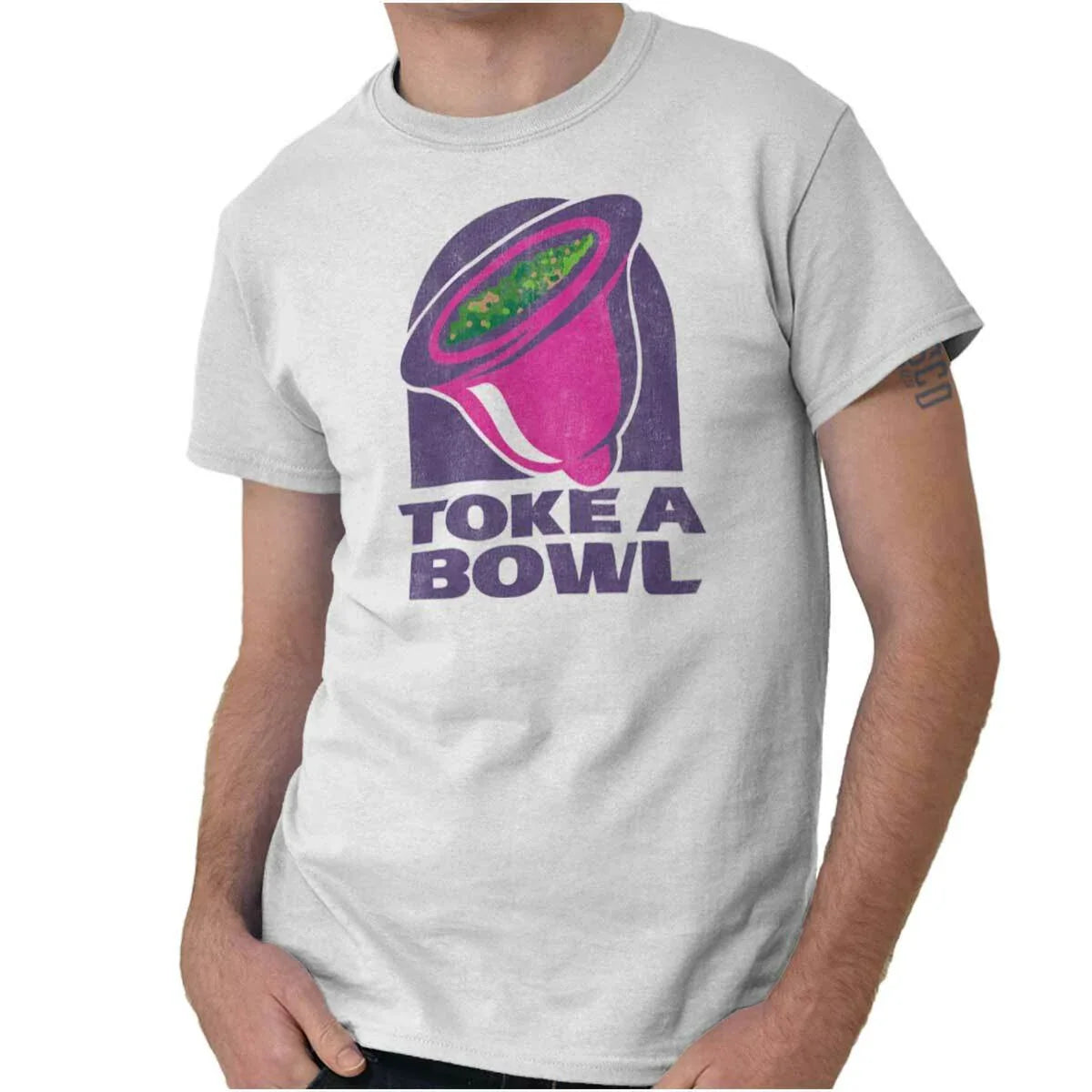 Funny Marijuana Stoner Toke A Bowl 420 Humor Womens or Mens Crewneck T Shirt Tee Unisex T-shirt, Sweatshirt, Hoodie, Long Sleeve Tee - T-Shirt, Sweatshirt, Hoodie