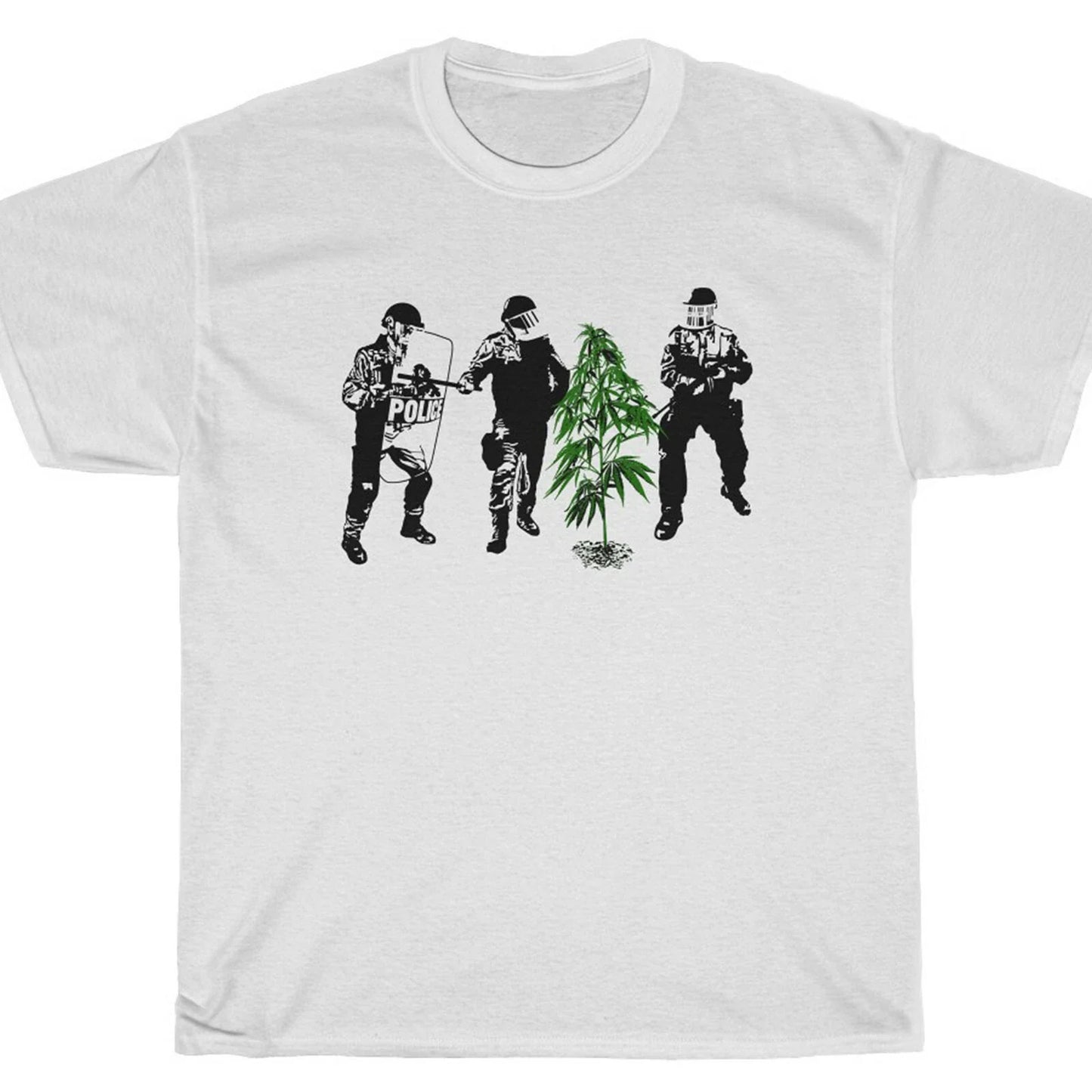 WAR ON DRUGS T-Shirt - marijuana STREET ART pot Unisex T-shirt, Sweatshirt, Hoodie, Long Sleeve Tee - T-Shirt, Sweatshirt, Hoodie