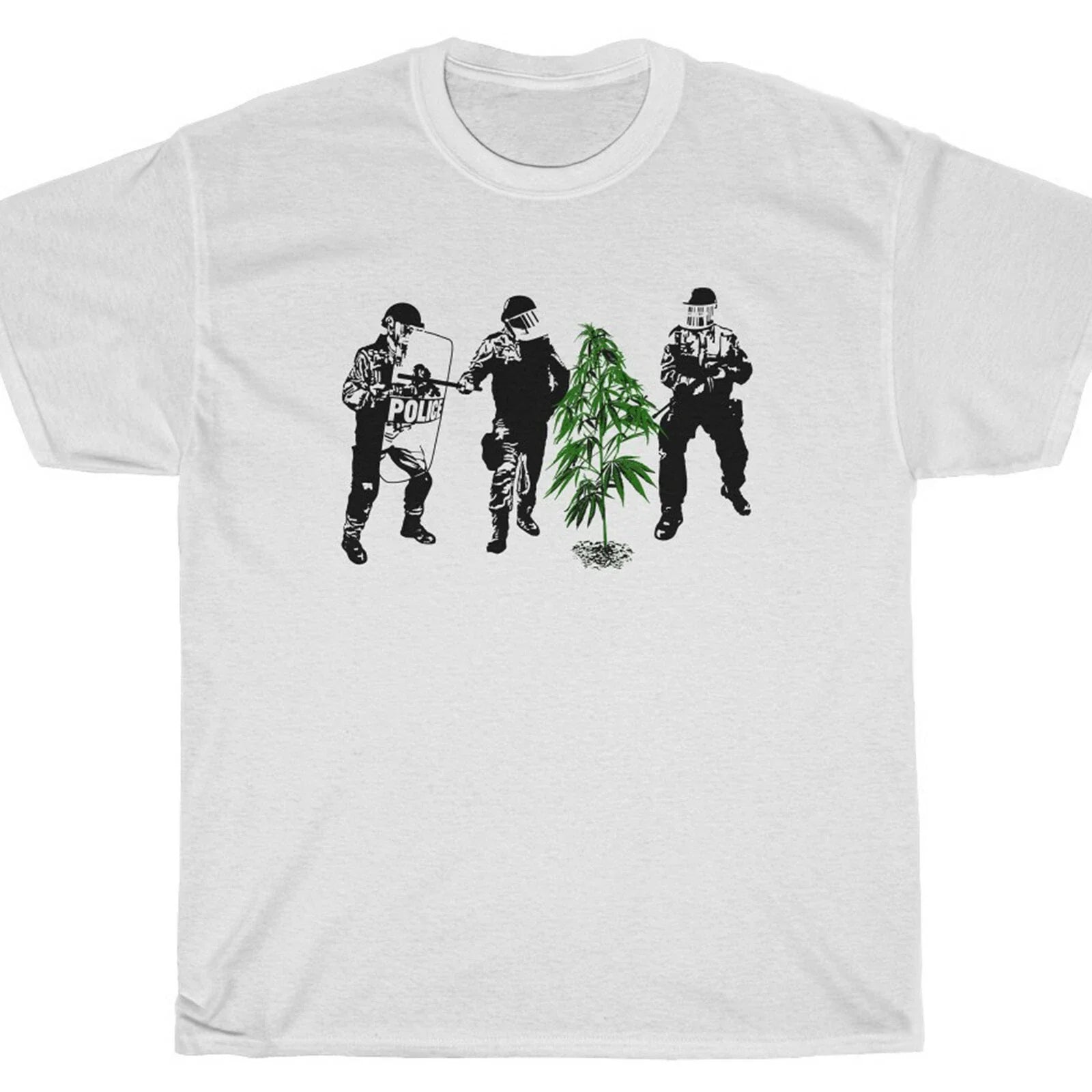 WAR ON DRUGS T-Shirt - marijuana STREET ART pot Unisex T-shirt, Sweatshirt, Hoodie, Long Sleeve Tee - T-Shirt, Sweatshirt, Hoodie