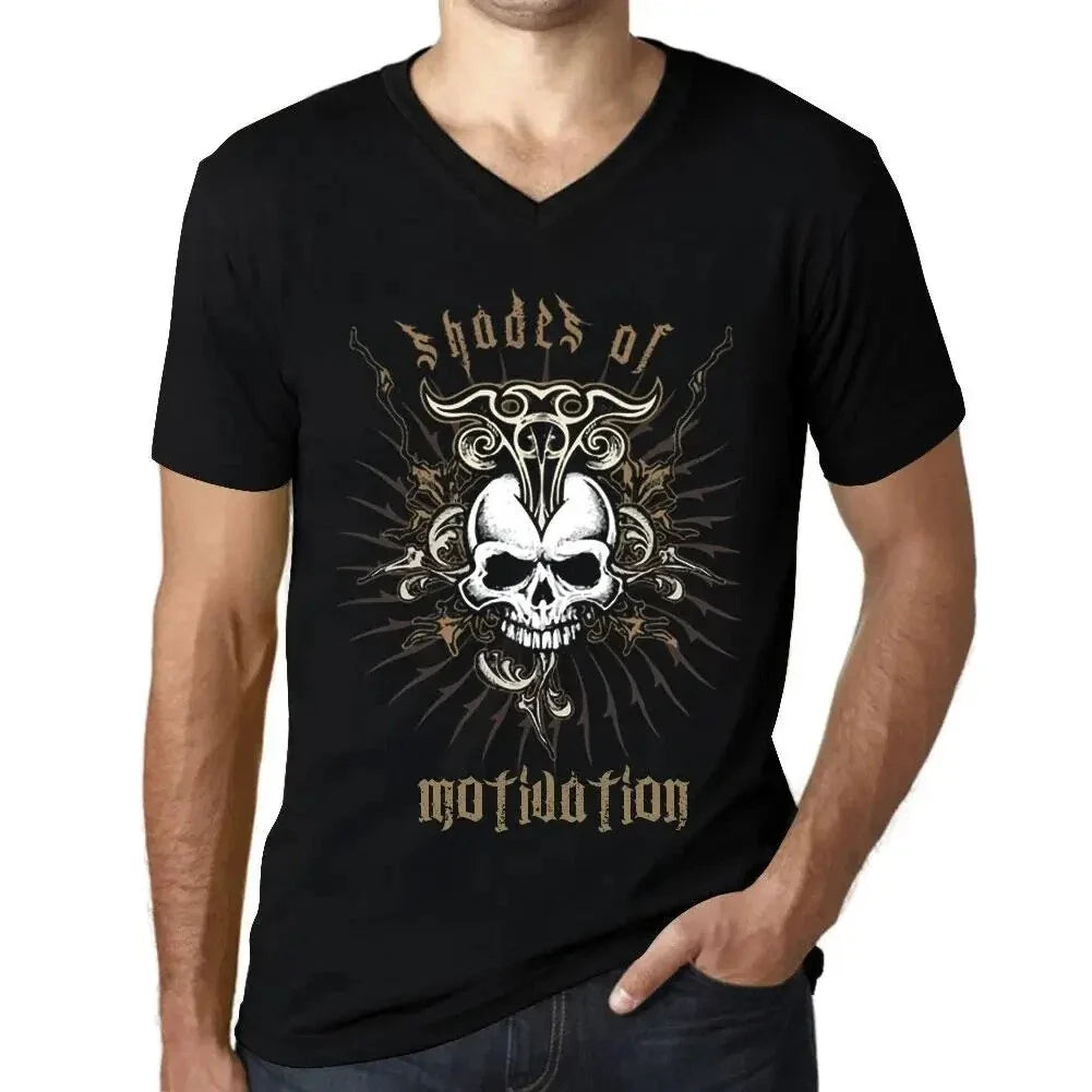 Men's Graphic T-Shirt V Neck Shades Of Motivation Eco-Friendly Limited Edition Unisex T-shirt, Sweatshirt, Hoodie, Long Sleeve Tee - T-Shirt, Sweatshirt, Hoodie
