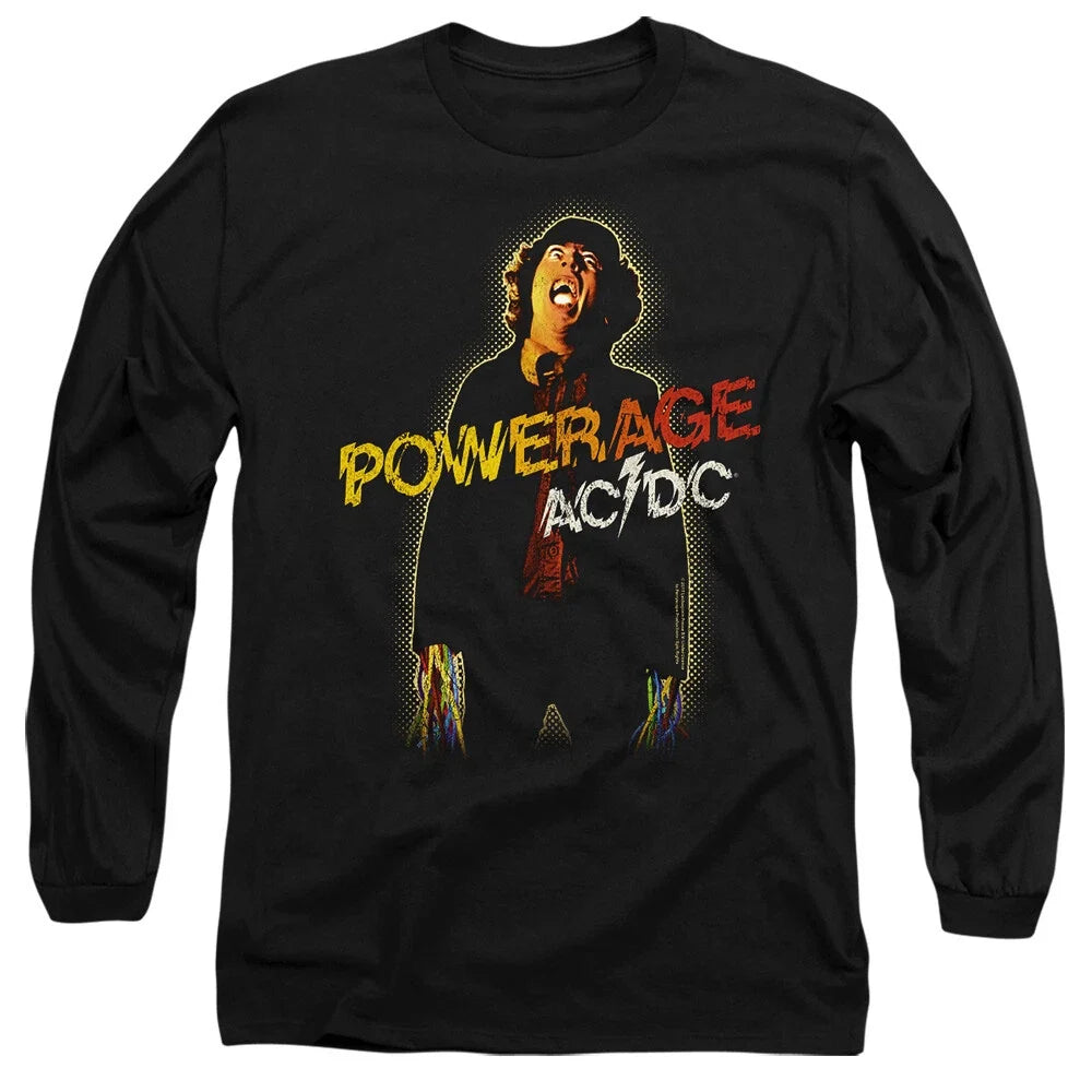 ACDC Powerage Mens Long Sleeve T-Shirt, Black Unisex T-shirt, Sweatshirt, Hoodie, Long Sleeve Tee - T-Shirt, Sweatshirt, Hoodie