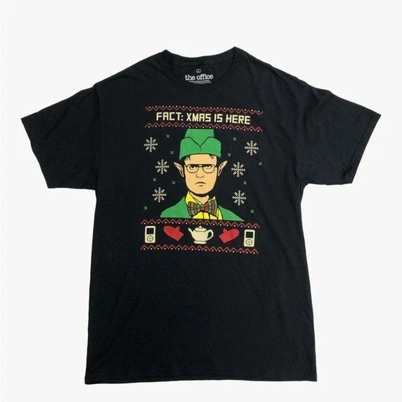 Fact chritmas is here the office shirt Dwight small shirt funny Christmas Unisex T-shirt, Sweatshirt, Hoodie, Long Sleeve Tee - T-Shirt, Sweatshirt, Hoodie