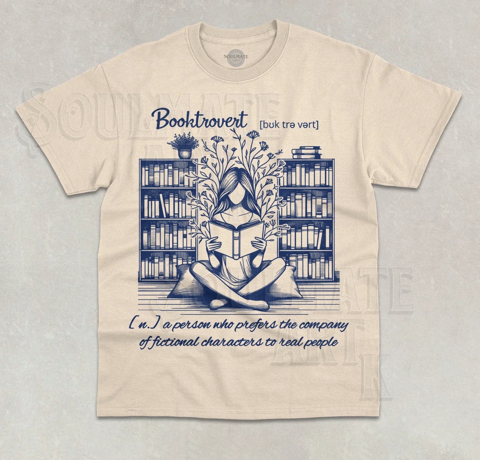Booktrovert T-Shirt Funny Meme Book Worm Lover Joke Fictional Character Shirt Unisex T-shirt, Sweatshirt, Hoodie, Long Sleeve Tee - T-Shirt, Sweatshirt, Hoodie