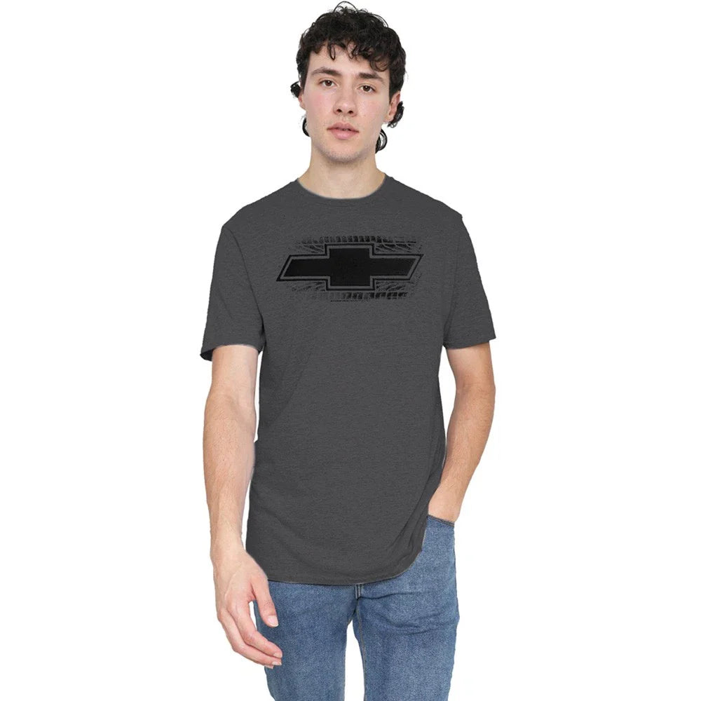 Chevrolet Bowtie Burnout T-Shirt S-3XL, Charcoal Unisex T-shirt, Sweatshirt, Hoodie, Long Sleeve Tee - T-Shirt, Sweatshirt, Hoodie
