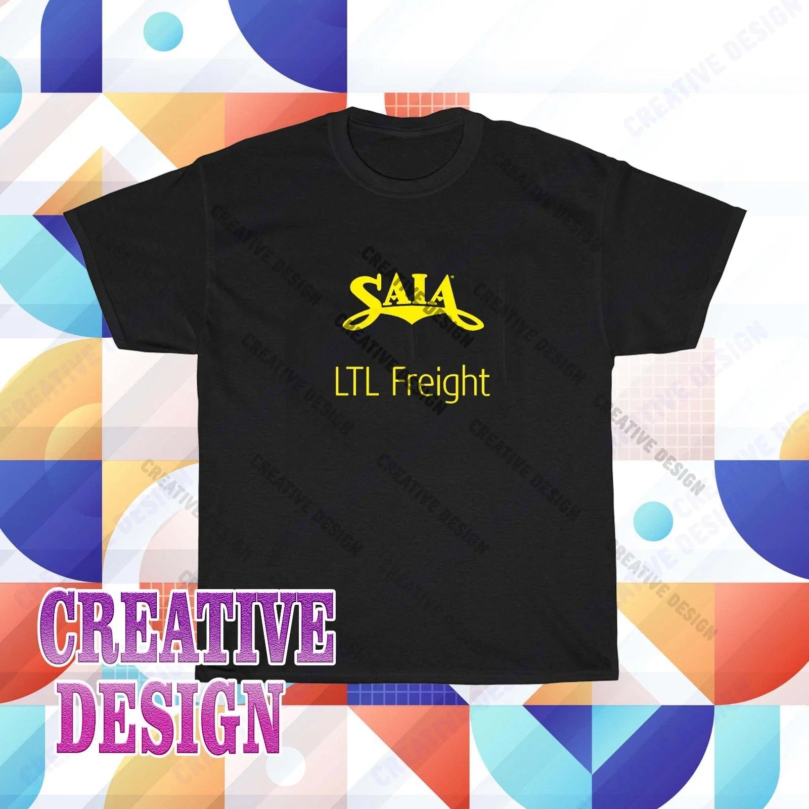 Saia LTL Freight Logo T- Shirt Funny Size S to 5XL Unisex T-shirt, Sweatshirt, Hoodie, Long Sleeve Tee - T-Shirt, Sweatshirt, Hoodie