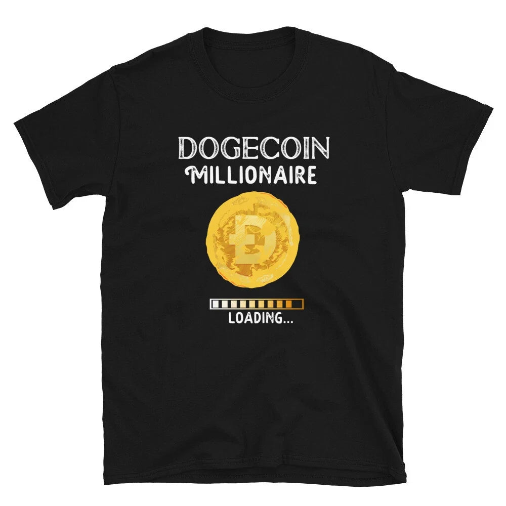 Doge Coin Shirt The millionaire loading Coin Doge T-Shirt Unisex T-shirt, Sweatshirt, Hoodie, Long Sleeve Tee - T-Shirt, Sweatshirt, Hoodie