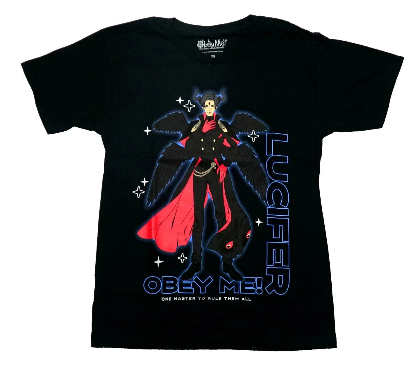 Obey Me New Adult T-Shirt - Lucifer One Master To Rule Them All Unisex T-shirt, Sweatshirt, Hoodie, Long Sleeve Tee - T-Shirt, Sweatshirt, Hoodie
