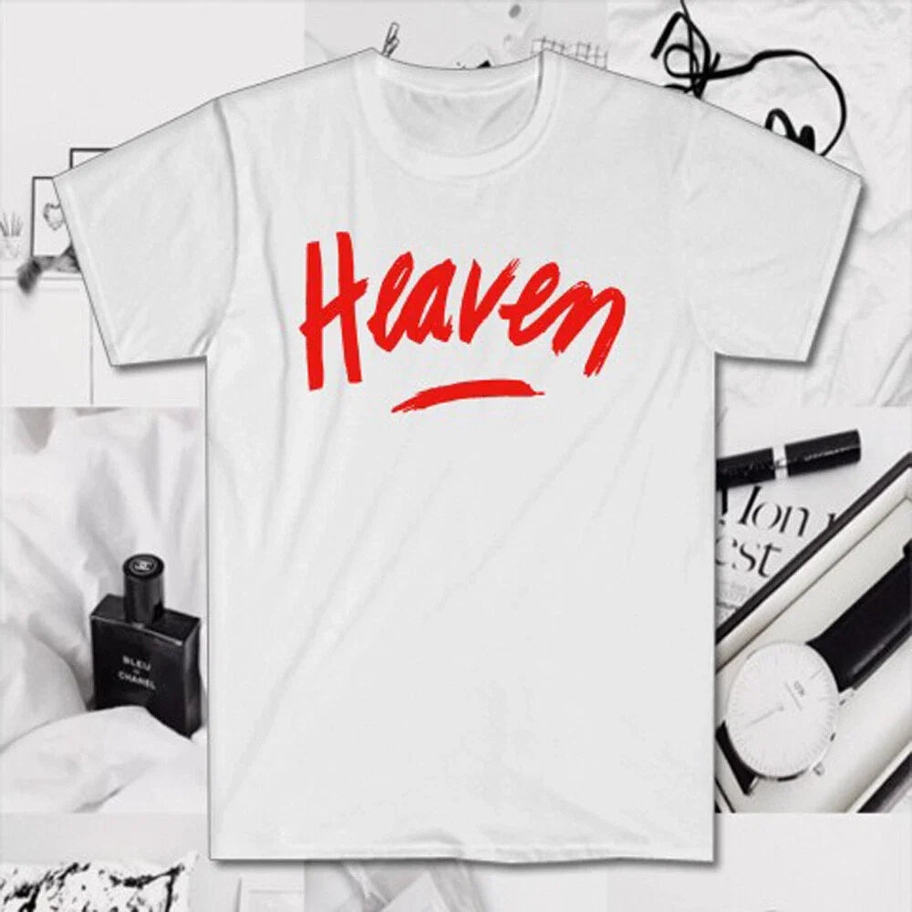 Heaven 80's Los Angeles Novelty Store Symbol Men's White Size S to 5XL Unisex T-shirt, Sweatshirt, Hoodie, Long Sleeve Tee - T-Shirt, Sweatshirt, Hoodie