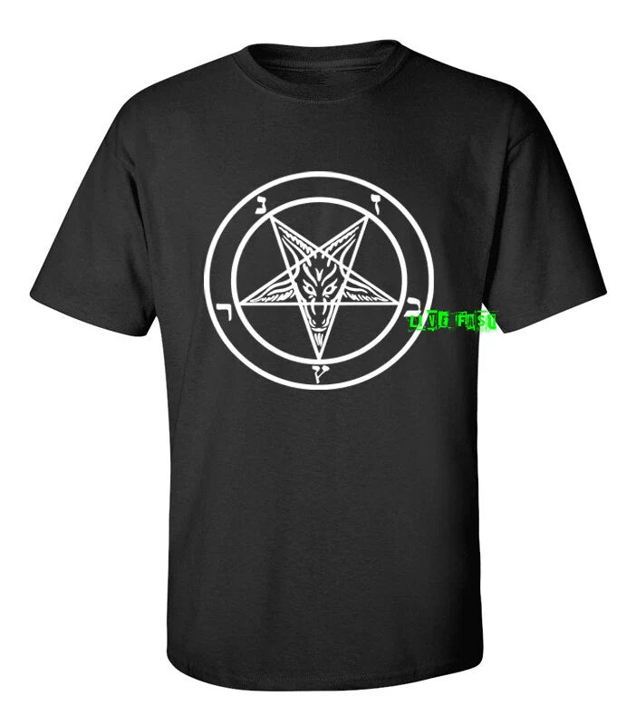 BAPHOMET PENTAGRAM T SHIRT satan black metal death metal goth gothic satanic Unisex T-shirt, Sweatshirt, Hoodie, Long Sleeve Tee - T-Shirt, Sweatshirt, Hoodie