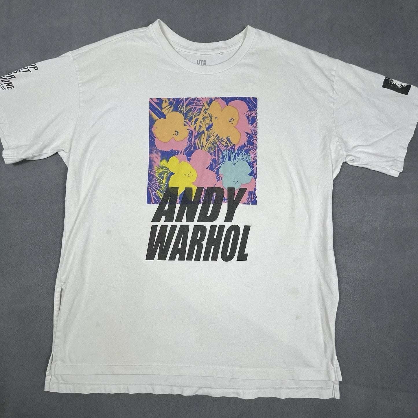 UT Uniqlo x Andy Warhol Shirt Adult M White Short Sleeve SPRZNY Pop Art Mens Unisex T-shirt, Sweatshirt, Hoodie, Long Sleeve Tee - T-Shirt, Sweatshirt, Hoodie