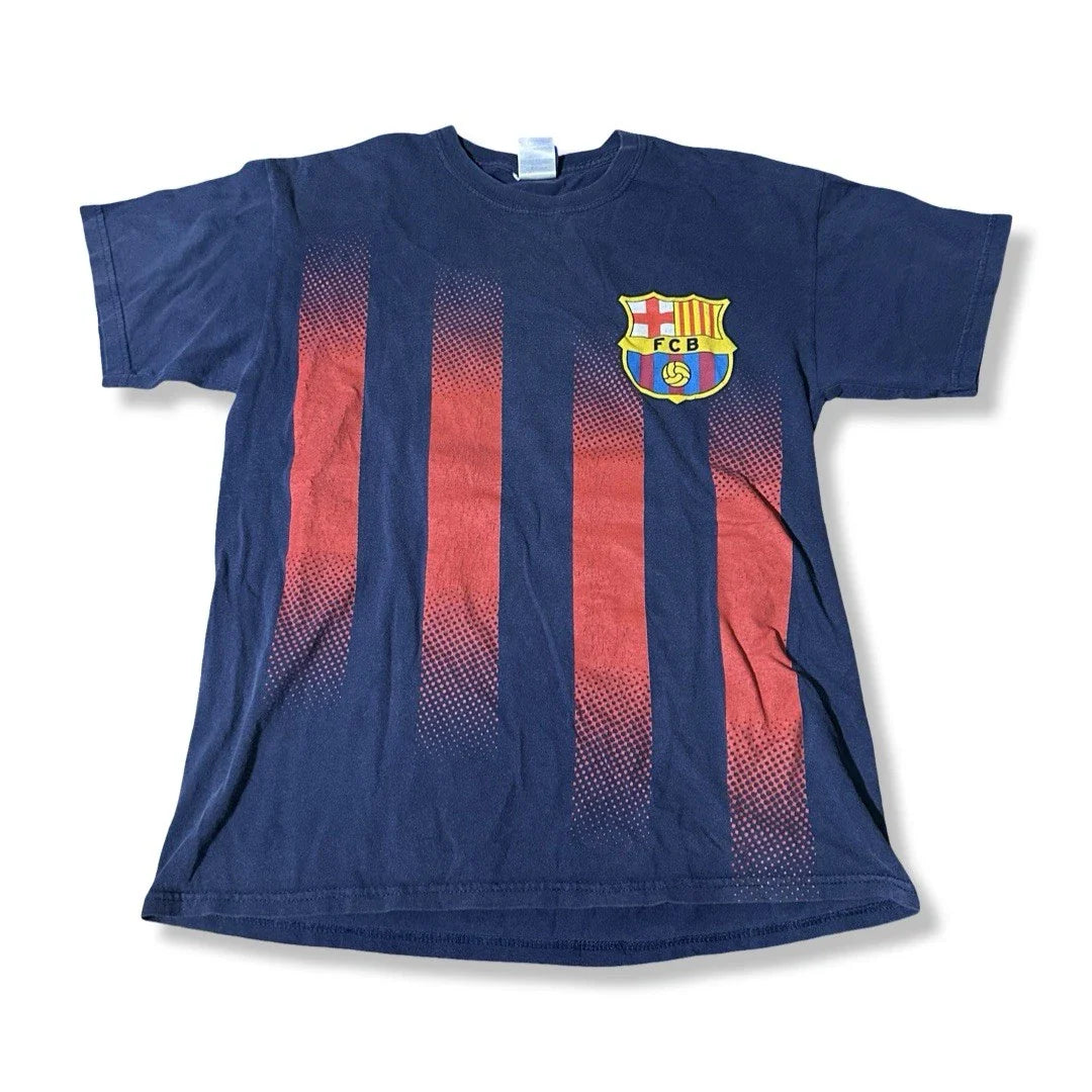 Vintage Y2K 2000s Messi Barcelona Soccer jersey T-shirt size Medium Unisex T-shirt, Sweatshirt, Hoodie, Long Sleeve Tee - T-Shirt, Sweatshirt, Hoodie