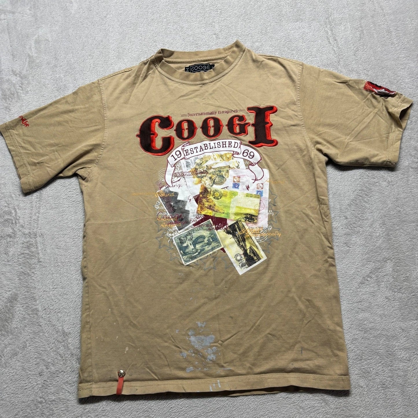 Coogi T-Shirt Mens L Internationally Recognized Y2K Hip Hop Grunge Embroidered Unisex T-shirt, Sweatshirt, Hoodie, Long Sleeve Tee - T-Shirt, Sweatshirt, Hoodie