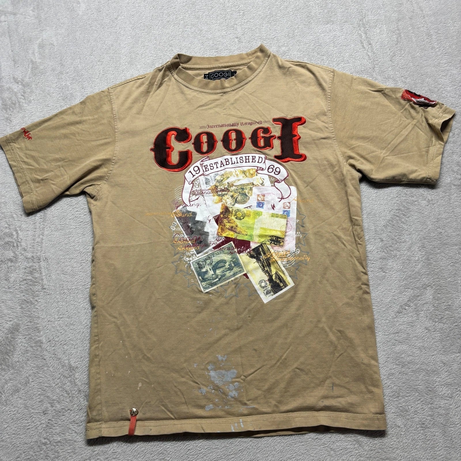 Coogi T-Shirt Mens L Internationally Recognized Y2K Hip Hop Grunge Embroidered Unisex T-shirt, Sweatshirt, Hoodie, Long Sleeve Tee - T-Shirt, Sweatshirt, Hoodie