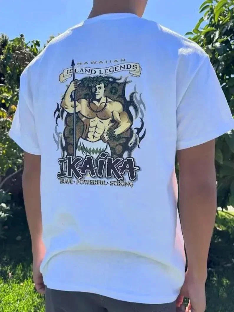 Hawaiian Ikaika Legends Surfing Premium Warriors Graphic Tee Cotton T-Shirt Unisex T-shirt, Sweatshirt, Hoodie, Long Sleeve Tee - T-Shirt, Sweatshirt, Hoodie