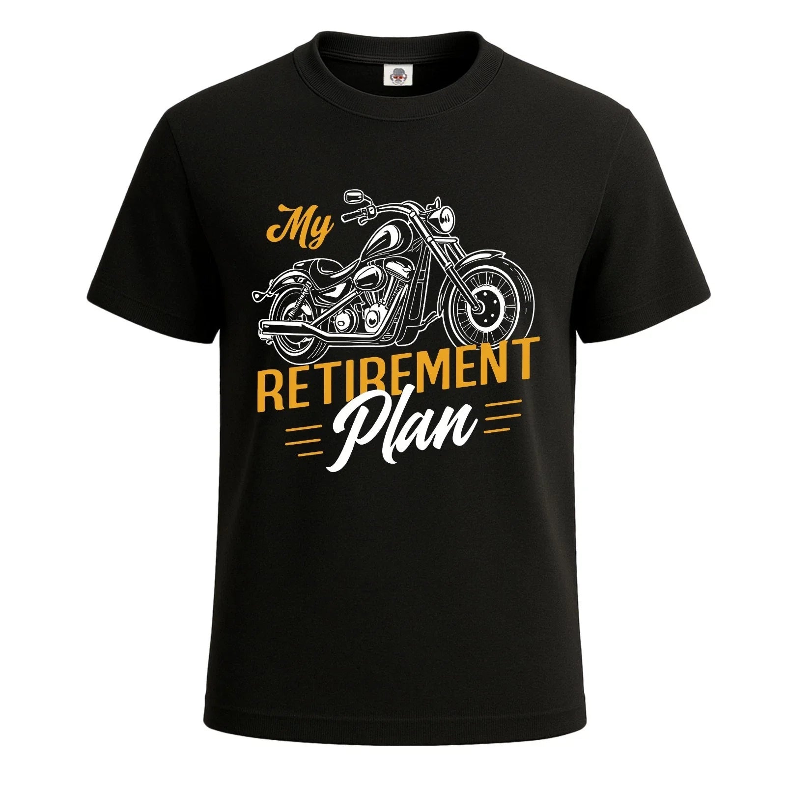 My Retirement Plan - A Motorcycle Funny Party Novelty Men's T-Shirt Gift Tee Top Unisex T-shirt, Sweatshirt, Hoodie, Long Sleeve Tee - T-Shirt, Sweatshirt, Hoodie